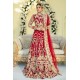 Crimson Julia Lehenga
