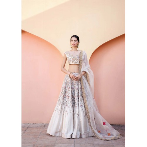 Baby Powder Aster Lehenga