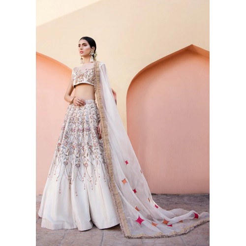 Baby Powder Aster Lehenga
