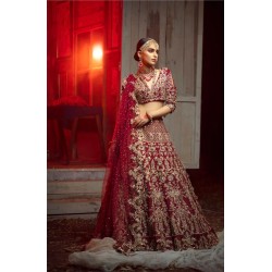 USC Cardinal Aster Lehenga Choli