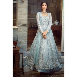 Pewter Blue Aster Gown