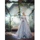 Turquoise Nude Aster Gown