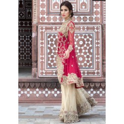 Fuchsia Aster Party Wear