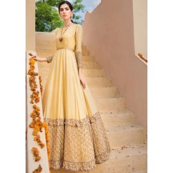 Soft Yellow Aster Gown