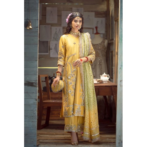 Mustard Aster Party Wear Mustard Aster Party Wear