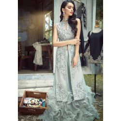 Sea Foam Aster Cascade Skirt