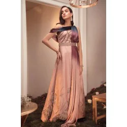 Cantaloupe Melon Aster Gown
