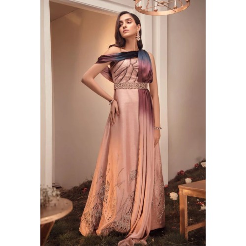 Cantaloupe Melon Aster Gown Cantaloupe Melon Aster Gown