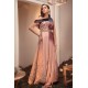 Cantaloupe Melon Aster Gown Cantaloupe Melon Aster Gown