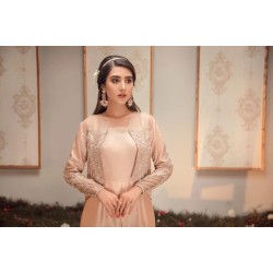 Peach Aster Gown and Jumpsuit