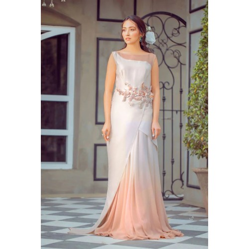 Magnolia Peach Aster Gown Magnolia Peach Aster Gown