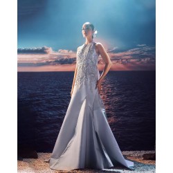 Light Periwinkle Aster Gown