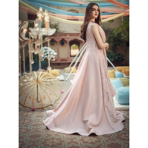 Sunset Aster Two Layered Gown