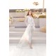 Splashed White Aster Trousers Suit Splashed White Aster Trousers Suit