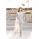 Splashed White Aster Trousers Suit Splashed White Aster Trousers Suit