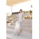 Splashed White Aster Trousers Suit Splashed White Aster Trousers Suit