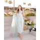 Light Mint Green Aster Party Wear Light Mint Green Aster Party Wear