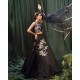 Black Aster Lehenga