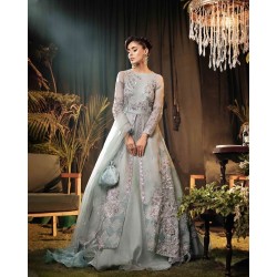Aqua Ice Nude Aster Gown