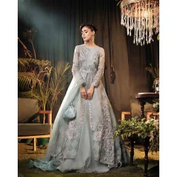 Aqua Ice Nude Aster Gown