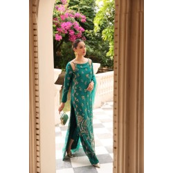 Dark Persian Green Aster Party Wear Dark Persian Green Aster Party Wear
