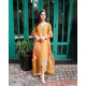 Orange Aster Party Wear Orange Aster Party Wear