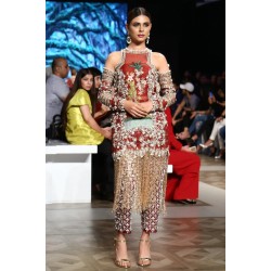 Firebrick Scilla Party Wear