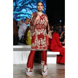 Crimson Glory Scilla Faux Wrap Shirt