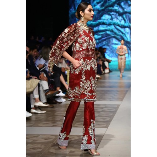 Crimson Glory Scilla Faux Wrap Shirt