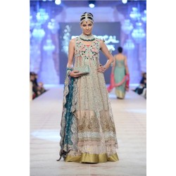 Peach Champagne Scilla Lehenga