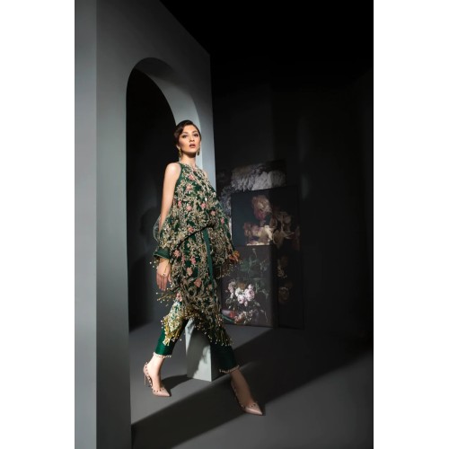 English Green Scilla Cape Shirt