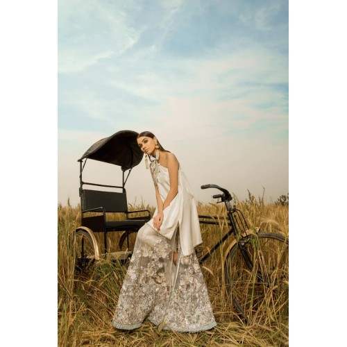 White Scilla One Shoulder Shirt