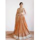Cadmium Orange Scilla Lehenga Choli
