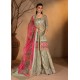 Green Ombre Scilla Lehenga