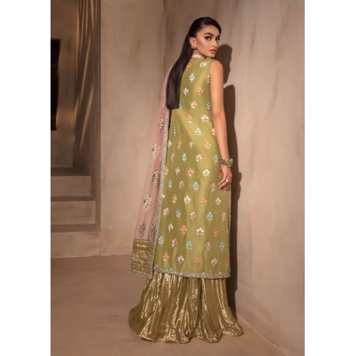 Brass Scilla Lehenga