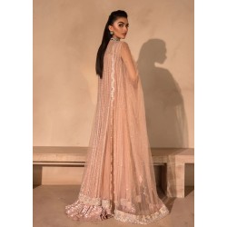 Vivid Tangerine Scilla Lehenga