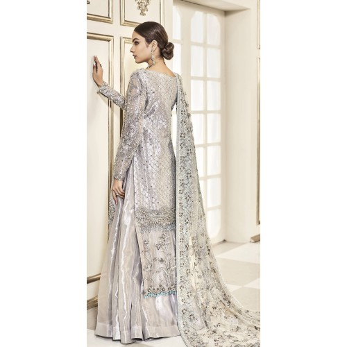 Platinum Marigold Lehenga