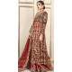 Crimson Glory Marigold Lehenga