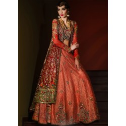 Amaranth Red Crocus Lehenga Choli