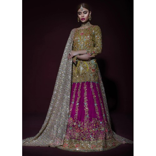 Vegas Gold Crocus Lehenga Vegas Gold Crocus Lehenga
