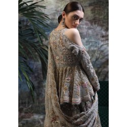 Champagne Crocus Lehenga