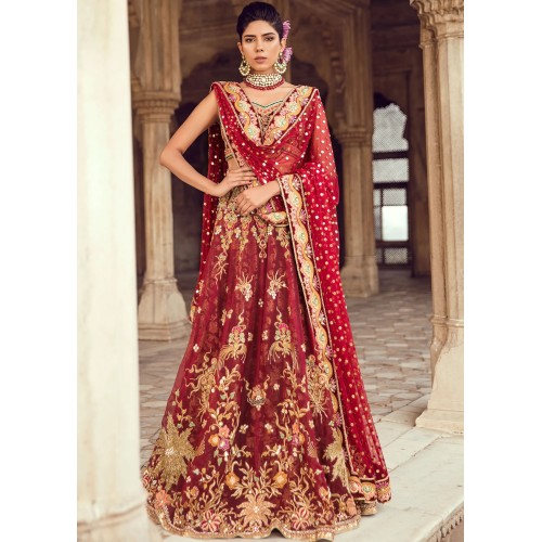 Amaranth Crocus Lehenga Choli