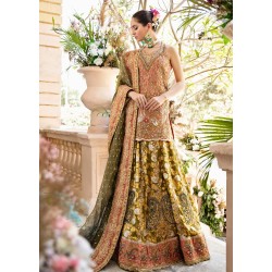 Apricot Crocus Lehenga