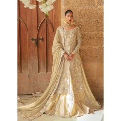 Dutch White Crocus Lehenga