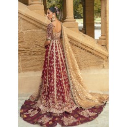Vivid Auburn Crocus Gown