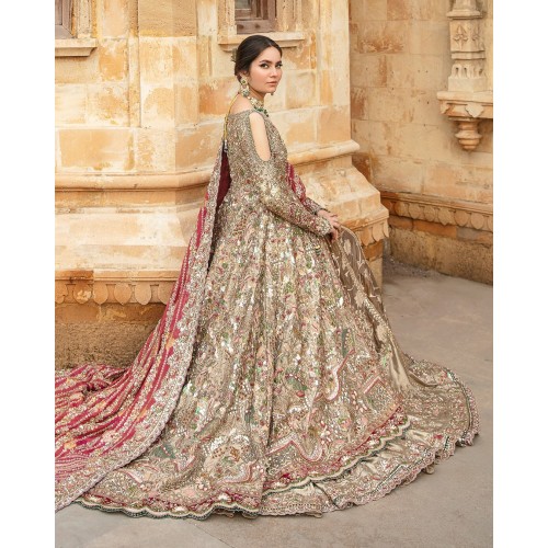 Beige Crocus Gown