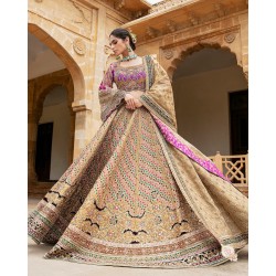 Byzantine Crocus Lehenga Choli