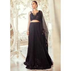 Black Crocus Lehenga Choli