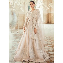 Peach Champagne Crocus High-Low Hem