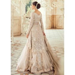 Peach Champagne Crocus High-Low Hem